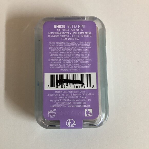 NYX Buttermelt Highlighter. Butta Mint BMH20, New & Sealed - Picture 2 of 3